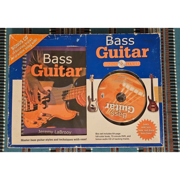 Bass Guitar BOOK & CD Jeremy LaBrooy 2009 hinkler books - Picture 1 of 8